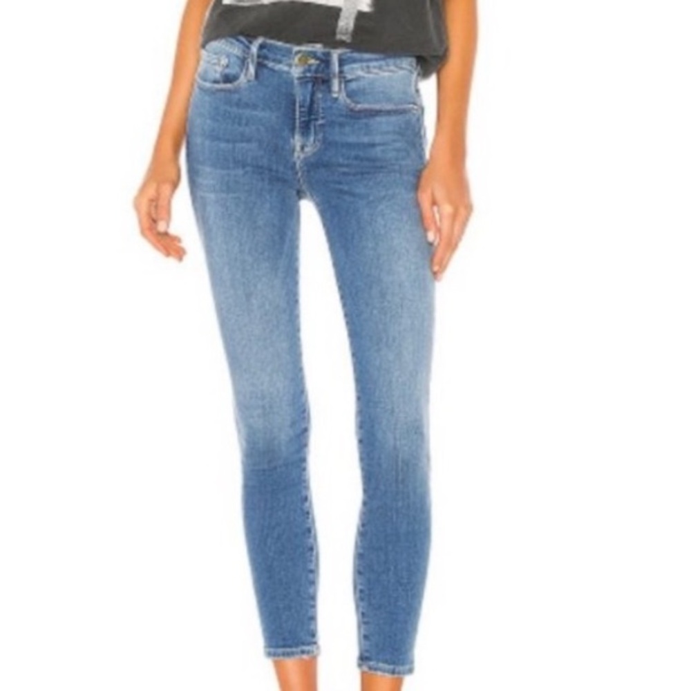 FRAME Denim Jeans Jeanne Skinny Crop Size 25